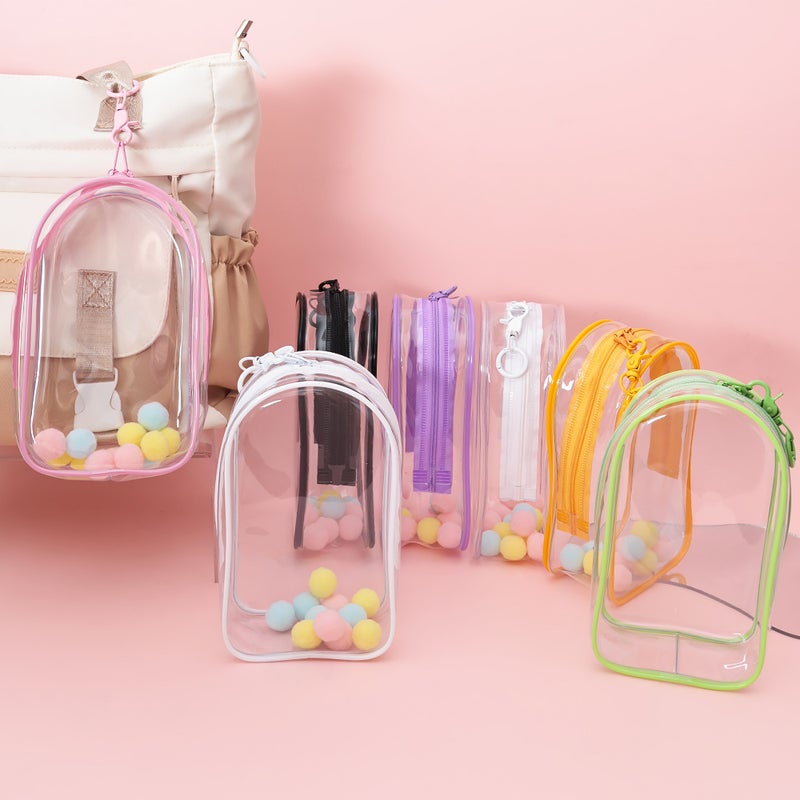 19Cm Outing Baby Walking Bag Pvc Thickeneded Dustproof Storage Bag School Bag Hanging Bag Transparent Waterproof Doll Bag Doll Bag - Image 4